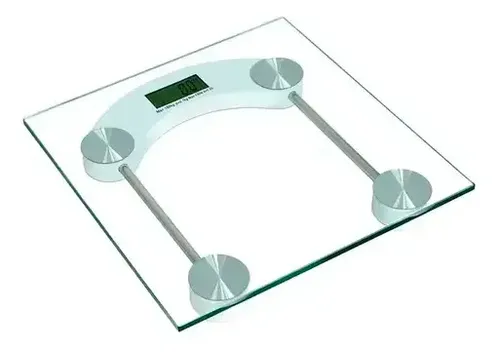Balanza Digital Gadnic Vidrio Templado 180 kg Precision 100 g Pantalla LCD 300 x 300 mm