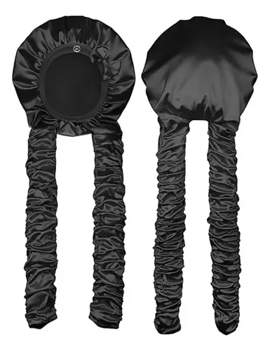 Gorro De Dormir Antifrizz Suave Para Cabello Negro