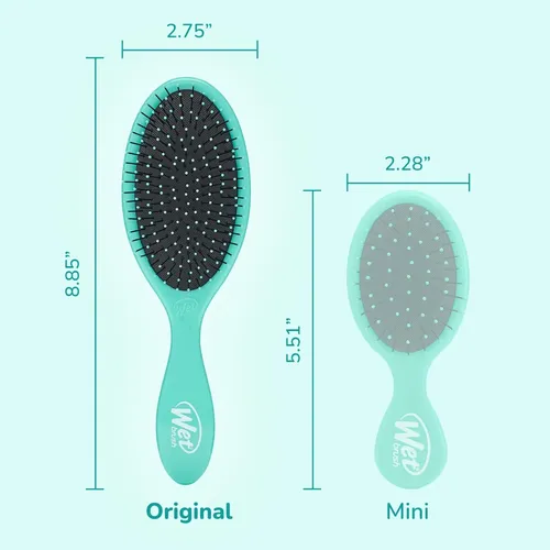 Cepillo Desenredante Wet Brush Original Aqua, Cerdas Ultra S