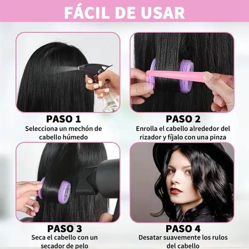 Linxu 39pzs Tubos Para Rulos De Cabello Plástico