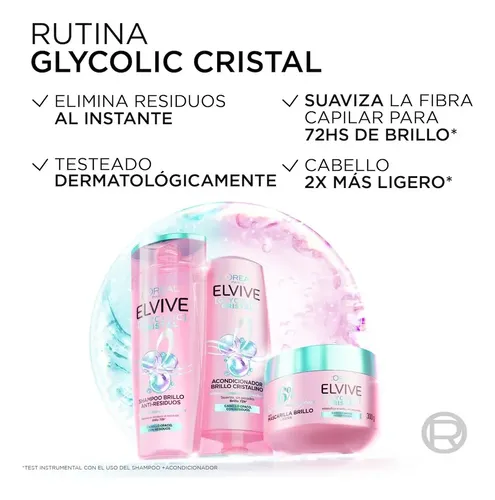 Acondicionador Elvive Glycolic Cristal 400ml