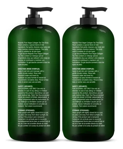 Gel De Baño Majestic Pure Tea Tree, 16 Onzas Líquidas, Paque