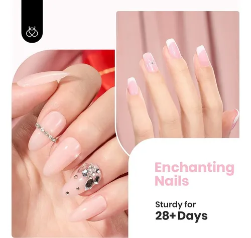Esmalte En Gel Base 5 En 1 Beetles Nude Pink 6 Colores