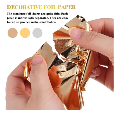 Hojas De Papel Decorativo Para Uñas Y Manualidades 400