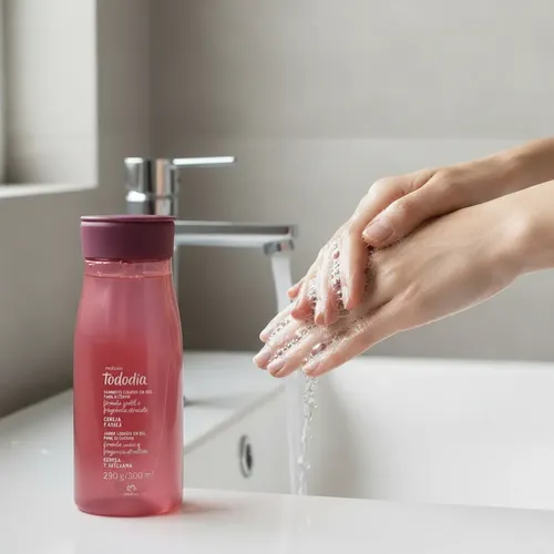 Tododia Jabon Liquido En Gel Cereza Y Avellana 300ml Natura