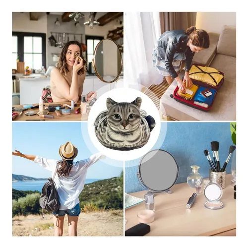 Neceser De Maquillaje Con Cordón En Forma De Gato S