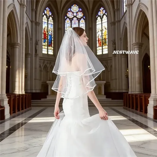 Velo Mantilla De Novia Para Primera Comunión Y Boda