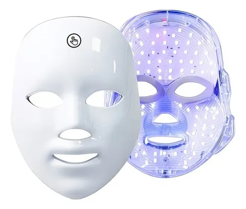 Máscara Led Facial 7 En 1 Cuidado Rostro 23x19cm Todo Tipo De Piel