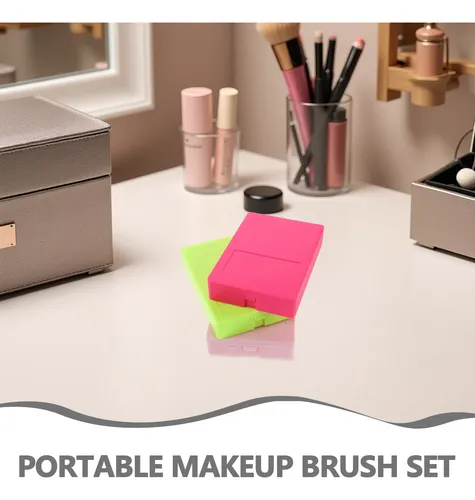 Juego De 3 Juegos De Brochas De Maquillaje De Viaje Con Cerd