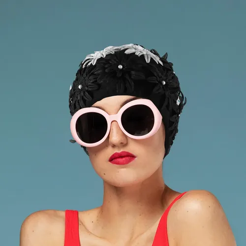 ` Gorro De Baño Impermeable Con Estampado Floral, U