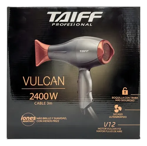 Secador de pelo TaiffDiamante Vulcan 2400W grafito W222