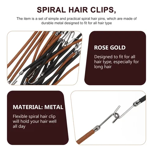 Cintas Elásticas Para El Pelo, 20 Unidades, Ganchos Para Col