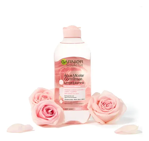 Garnier Skin Active Agua Micelar De Rosas Facial 400ml