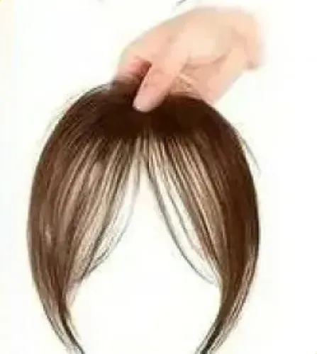1 Pieza Flequillo Postizo Natural Con Clip