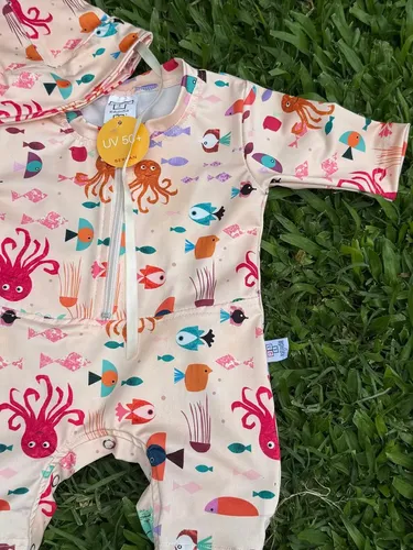 Enterito Proteccion Uv 50+ (certificado), Traje De Baño Bebe