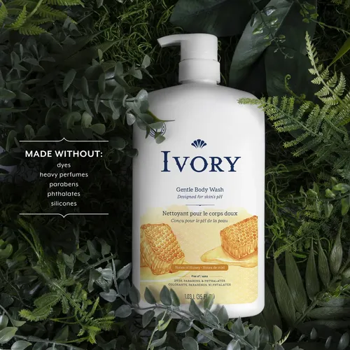 Pack 4 Jaban Laquido Corporal Ivory 1035ml Leche Miel