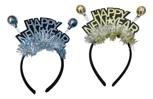 2023 Feliz Año Nuevo Diadema Pelo Aro Cumpleaños