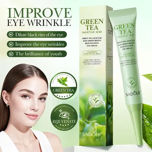 Crema Contorno Ojos Te Verde A Salicilico Antiojeras Sadoer Normal A Mixta Día/noche