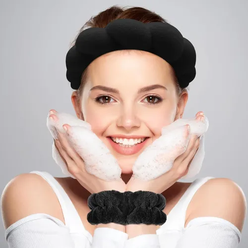 Set De Diadema Y Pulsera Spa Skincare Con Pinza For El K