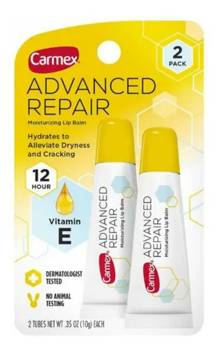 Carmex Balsamo Labial Advanced Repair Pack X2