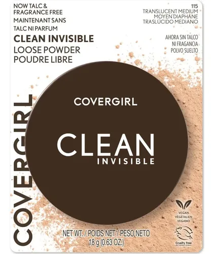 Polvo Suelto Invisible Covergirl 18g Translúcido Medio