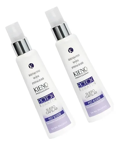 2 Bottox Keratin Suero Capilar Kleno Post Alisado X 100ml