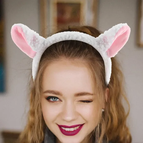 Diadema De Pelo Con Orejas Y Cuernos De Oveja, 2 Unidades