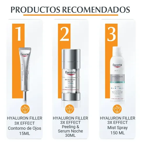 Eucerin HYALURON-FILLER + 3x Effect Serum facial antiedad Vitamin C Booster 8 ml