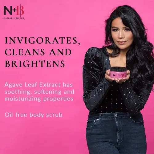Exfoliante Corporal Nicole + Brizee Sugar Con Granada 280 Ml