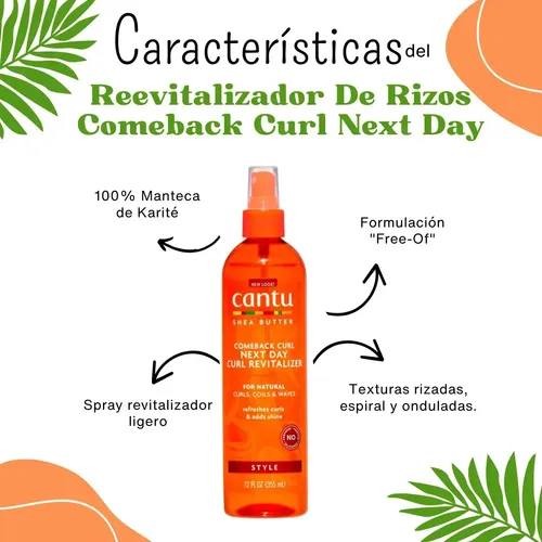 Cantu Revitalizador De Rizos Comeback Curl Next Day Curl