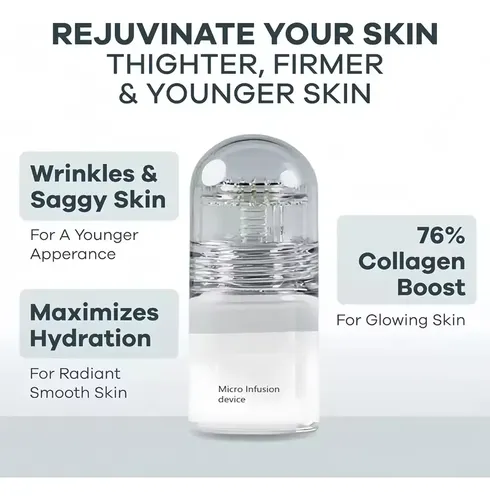 Microinfusión Microagujas Facial Antiarrugas Y Efecto Tensor