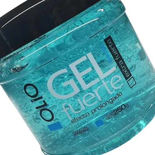 Gel Fuerte Cabello Peluquería Barbería Cabello Olio X 200gr