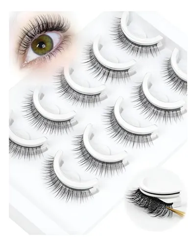 Pestañas Postizas Reutilizables Obeyalash 10mm 5 Pares