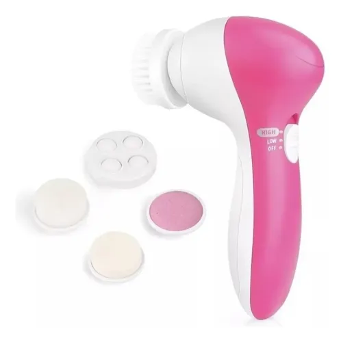 Cepillo Limpiador Facial Masajeador Exfoliante 5 En 1