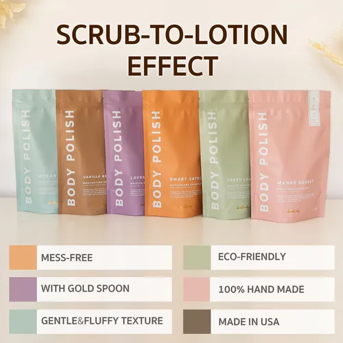 Exfoliante Corporal Bonblissity, Sorbete De Mango, Hidratant