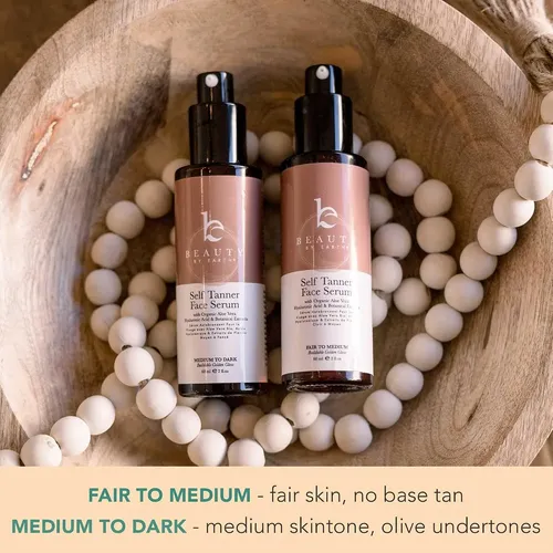 Serum Bronceador Facial – Bronceador Sin Sol De Medio A Oscu