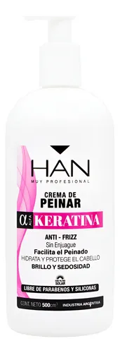 Han Keratina Crema De Peinar Antifrizz Hidratante 500 Local
