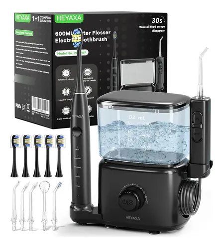 Combo De Irrigador Bucal Y Cepillo De Dientes Eléctrico Heya