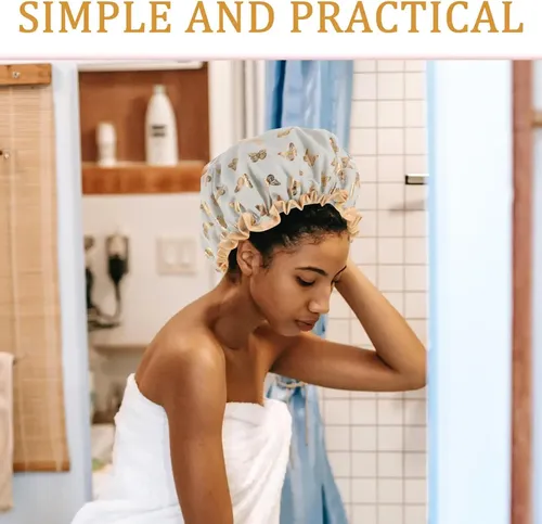 Gorro Ducha Elástico Baño Impermeable Chef Cocina Servicio