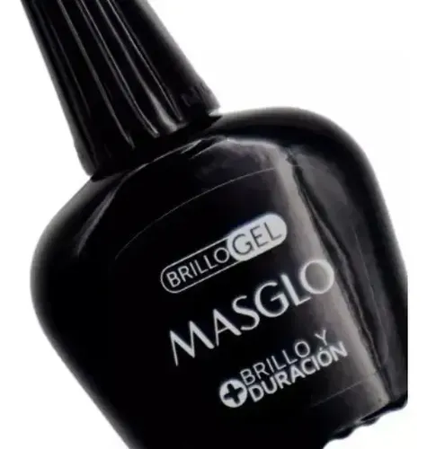 Esmalte de Uñas Masglo Brillo Gel, Acabado Brillante y Sin Lámpara