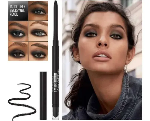 Delineador De Ojos Gel Lapiz Maybelline Tattoo Liner Smokey