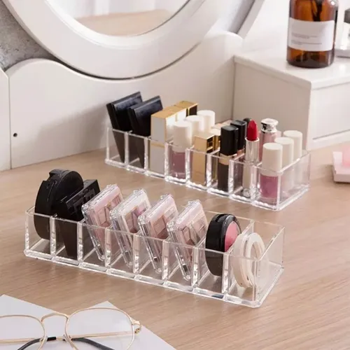 Organizador De Maquillaje Acrílico Transparente, Soporte De