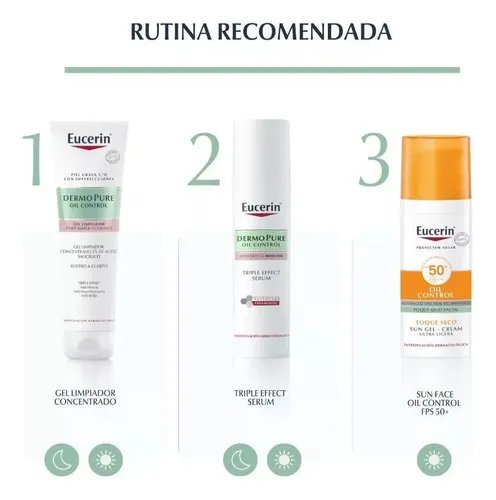 Gel Limpiador Concentrado Eucerin Dermopure Piel Grasa 150ml