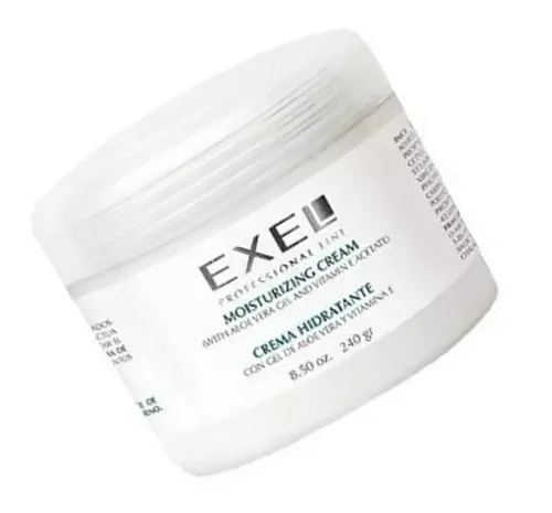Crema Hidratante Facial Exel con Aloe Vera y Vitamina E para Todo Tipo de Piel 240 mL