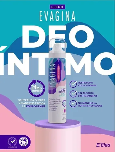 Evagina Aerosol Deo Intimo Cuidado Vulvovaginal  X 75 Ml
