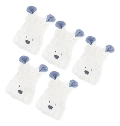 Gorro De Baño De Forro Polar Coral, 5 Unidades, Toalla Para