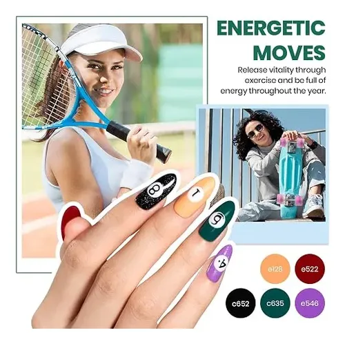 Beetles Gel Nail Polish Kit Con Lampara U V 37 Piezas 25