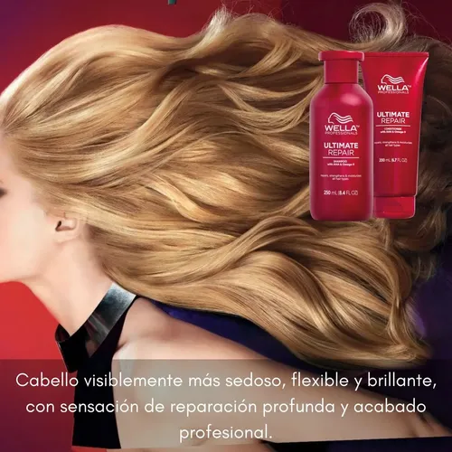 Shampoo Acondicionador Wella Ultimate Repair Nutre Kitx2