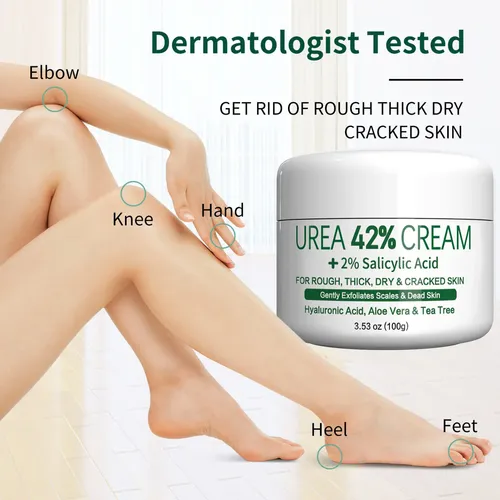 Crema 42 Urea Con Ácido Salicílico Para Pies Y Manos 100g.