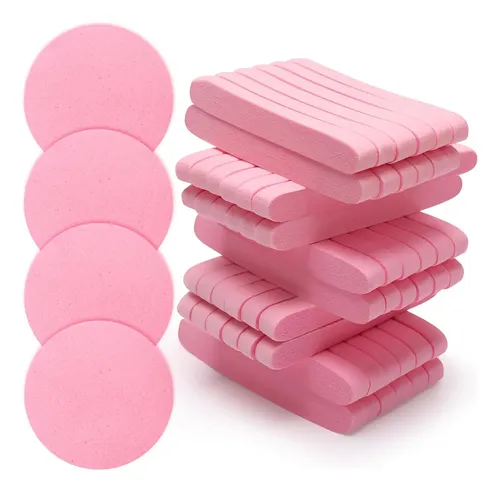 120 Pcs Facial Sponge Compressed, Luxiv Face Cleansing Sp…